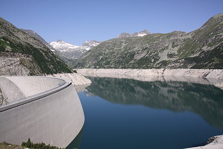 dam, water, austria, malta valley, mountain, nature, lake
