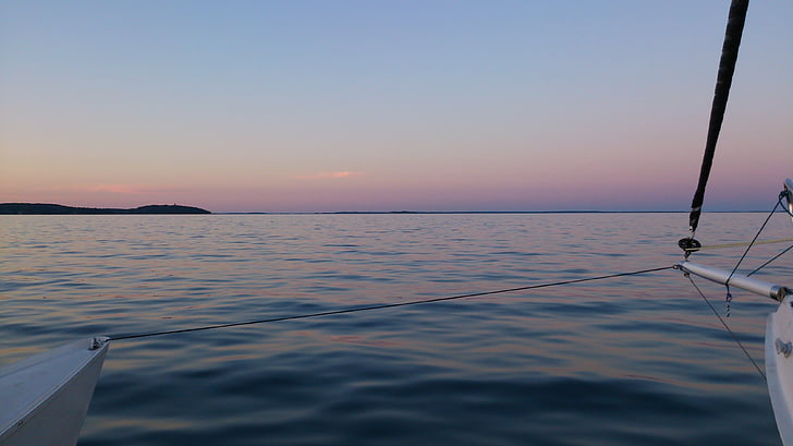 arxipèlag, Estocolm, posta de sol, Mar, l'aigua, natura, tranquil·litat