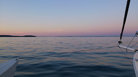 arxipèlag, Estocolm, posta de sol, Mar, l'aigua, natura, tranquil·litat