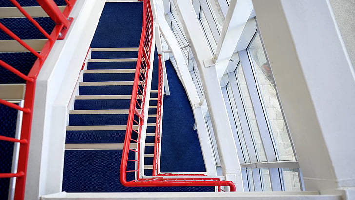 stepenice, stubište, stubište, stubište, gradnja, moderne, dizajn