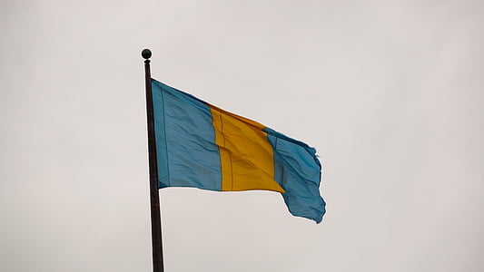 lipp, Philadelphia, Ameerika Ühendriigid, Pennsylvania, sinine, kollane, Flying