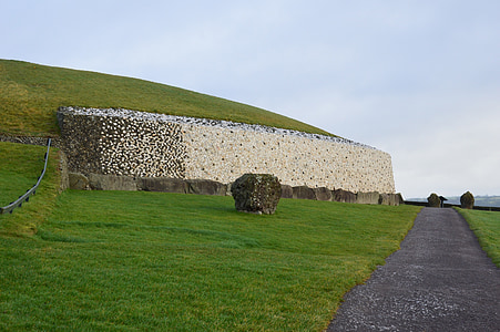 Newgrange, Īrija, aizvēsturisks, orientieris, kultūra, drupas, vecais