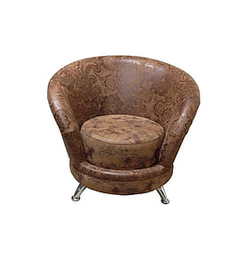 armchair, upholstered furniture, interior, photo, pattern, brown, beautiful