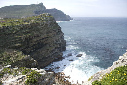 capepoint, plage, paysage, mer, falaise, littoral, nature
