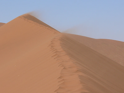Namibia, Sossusvlei, duna de arena, arena, desierto, tormenta de arena, África