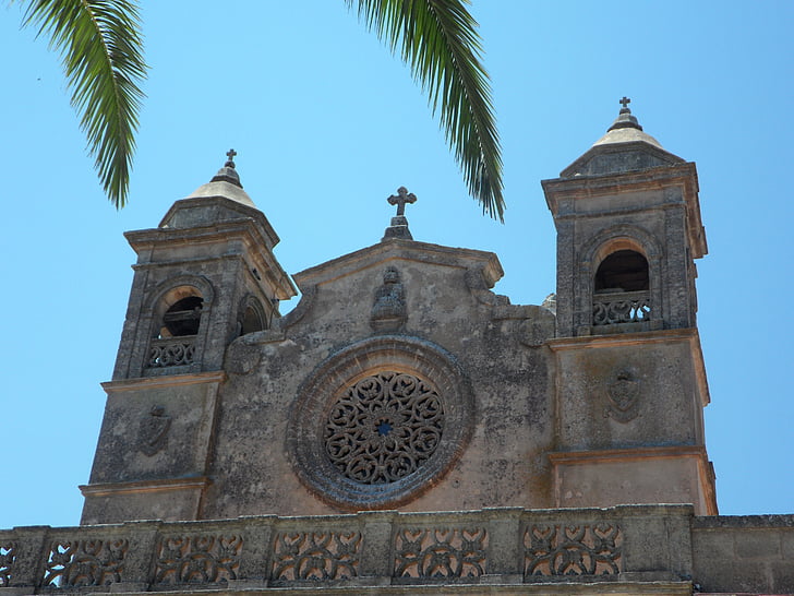 local de peregrinação, Mallorca, Igreja, fachada, fachada Igreja, fé, religião