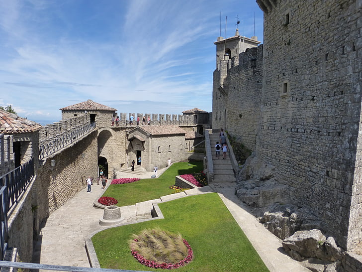 San marino, pilis, Architektūra, pastatų, Fort, istorija, Garsios vietos