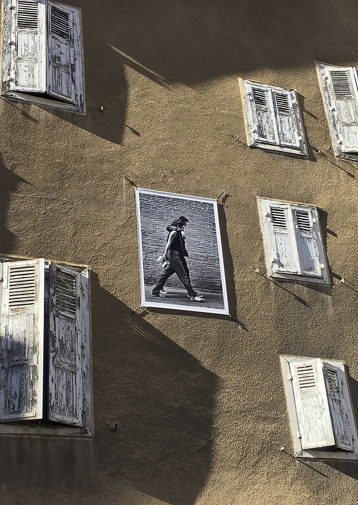 valokuvaus, näyttely, julkisivu, ikkunaluukut, Foix, Ariège