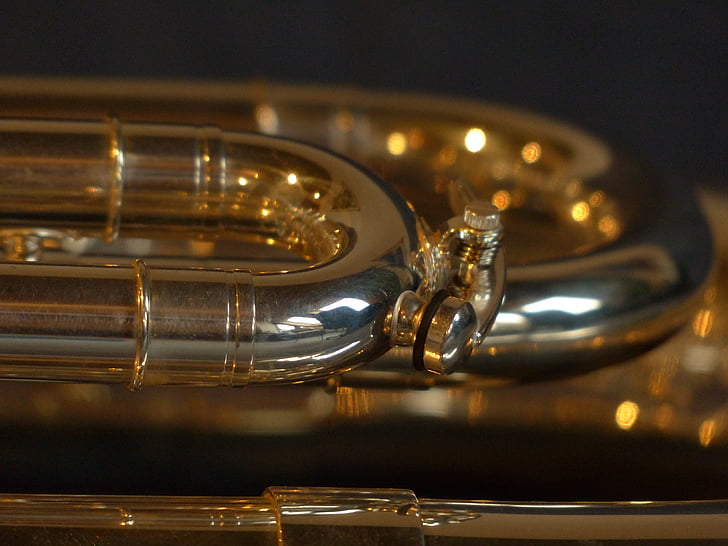 euphonium, brass instrument, instrument, sheet, music, musical instrument, bugle
