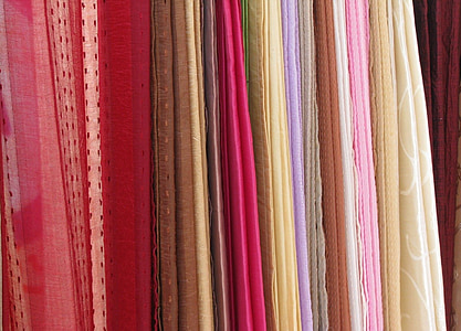textilie, barvy, návrh, vzor, textilní, styl, Barva