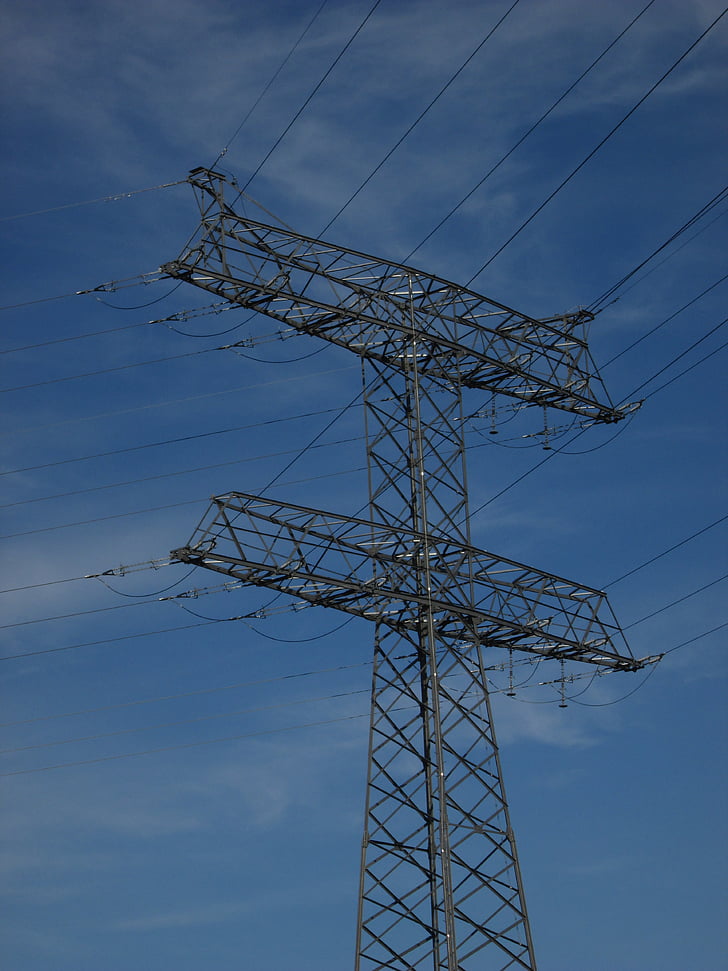 power supply, electricity, energy, power Line, tower, sky, electricity Pylon