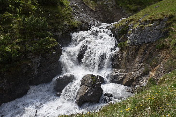 cascada, l'aigua, riu, aigües, cascades, Füssen, casos