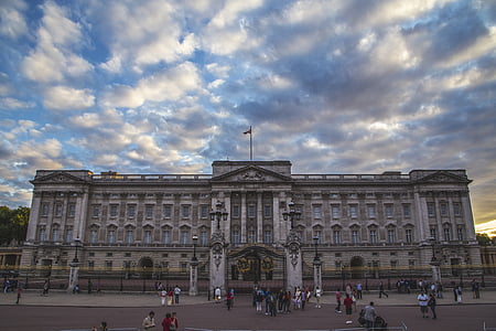 Buckingham, Buckinghamský palác, palác, Londýn, Anglie, královna, Royal