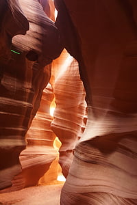 stránky, Arizona, Antelope canyon, pieskovec, Canyon, slot canyon, narušené