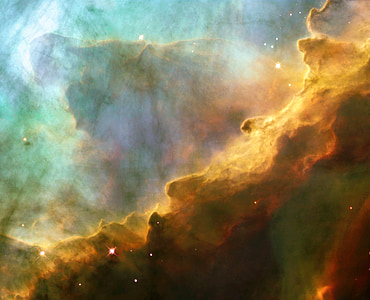 omega nebula, messier 17, ngc 6618, emission nebula, constellation sagittarius, galaxy, starry sky