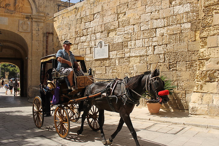 ściana, Mdina, Malta, gra o tron, juego de tronos, Miasto, starożytne