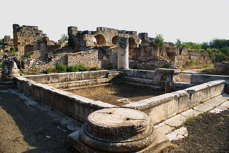 aphrodisias, Turkija, Graikų, senovės, griuvėsiai, istorija, Architektūra