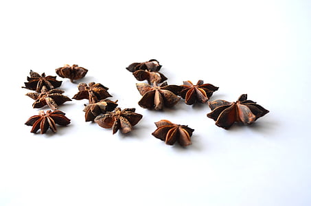 chinese star anise, anise, illicium verum, star anise, brown, flavor, food
