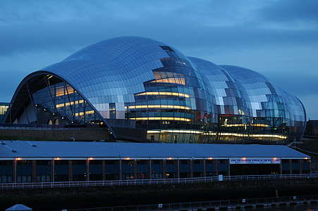 salvia, moderno, architettura, Gateshead, Vacanze