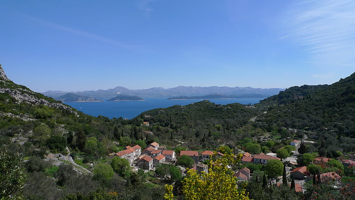 Adriatiska havet, Mljet, havet, naturen, Kroatien, resor, landskap