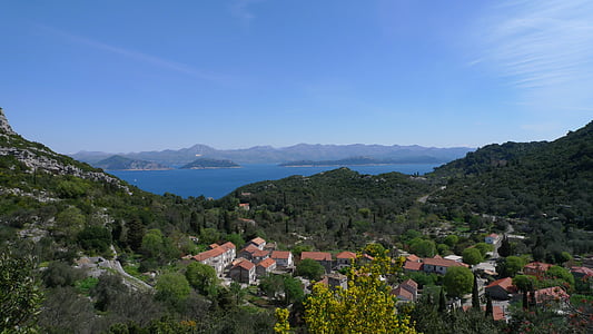 Adriatiska havet, Mljet, havet, naturen, Kroatien, resor, landskap