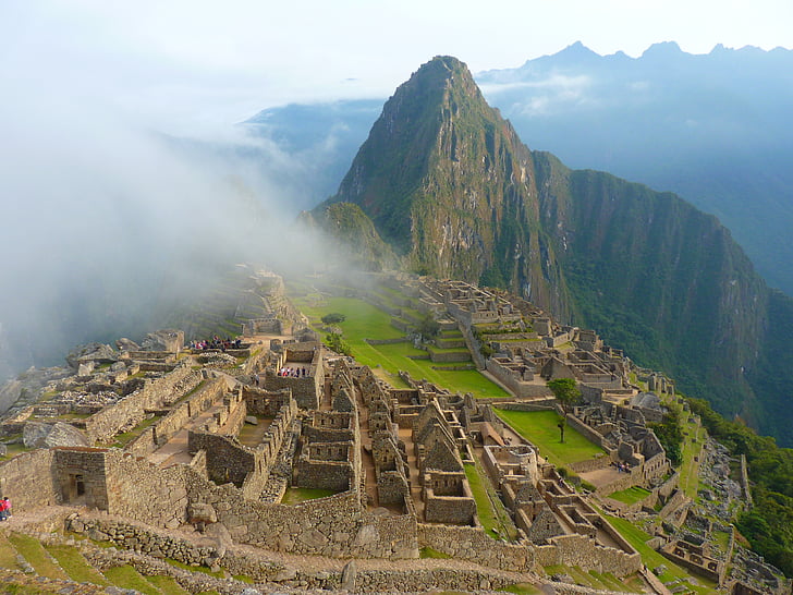 Machupicchu, ruiny, zničené město, Peru, Inca, cestovní ruch, Architektura