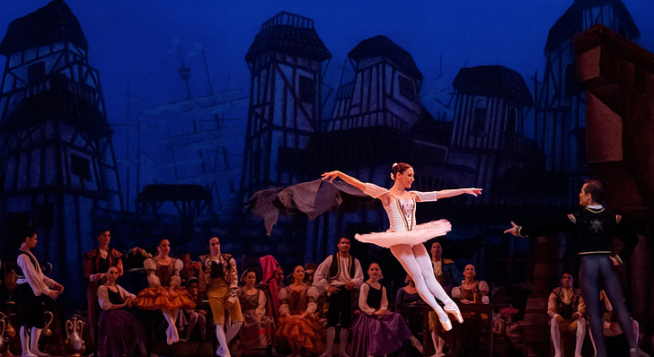 Don Quijote, Dulcinea, balet, tanečníci, tanečník, Prima balerína, Hudba leon minkus