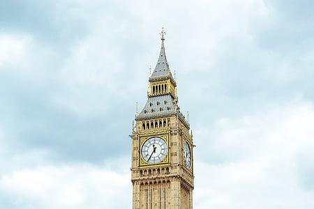 Architektur, Big ben, Kirche, Uhr, Uhrturm, London, Palast von westminster