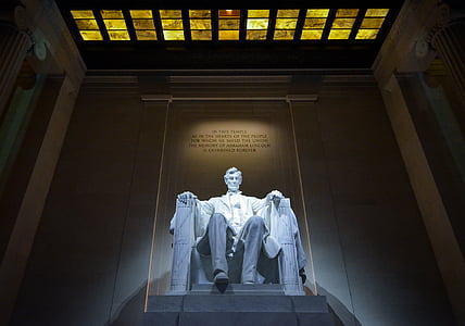 abraham lincoln, america, architecture, art, building, historic, indoors