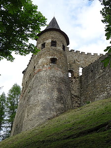 vanha lubovnia, Castle, rauniot, museo, muistomerkki, Tower, keskiaikainen