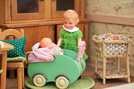 hiše za punčke, Doll's house, stari, igrače, igra, otroci igrače, zgodovinsko