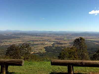 pandereta de Monte, Australia, Queensland, paisaje, verde, natural, al aire libre