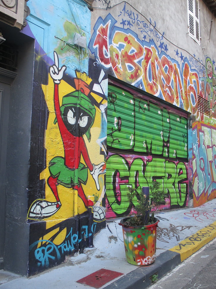 Streetart, Marseille, Graffiti
