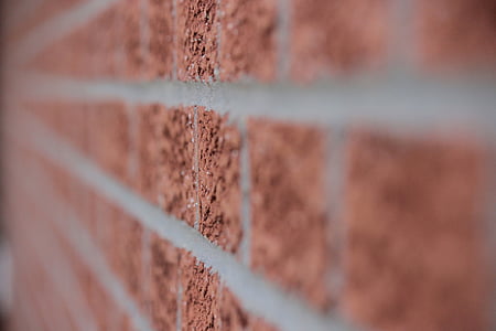 wall, bricks, lines, focus, buildings