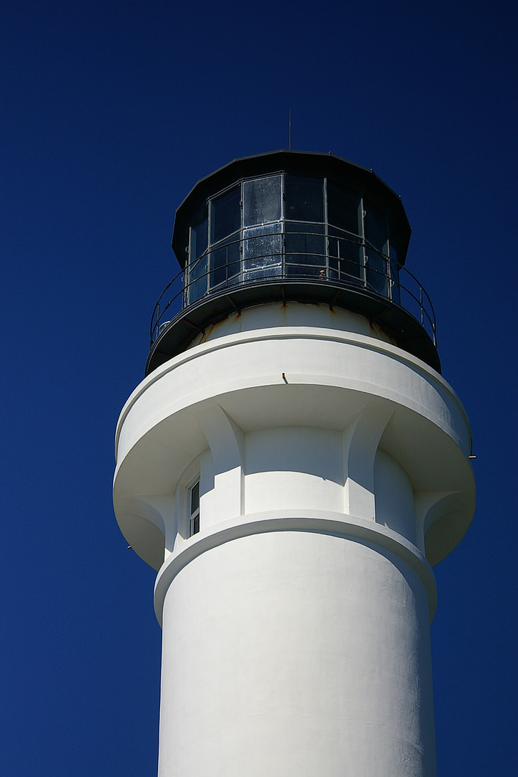 lighthouse, port arena, fort bragg, california, ocean, bragg, water