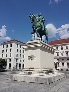 München, Denkmal, Statue, Maximilian, Denkmäler