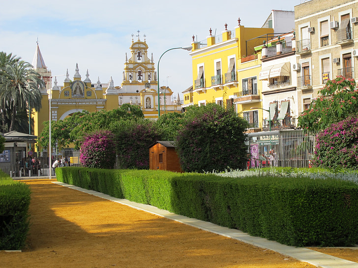 Sevilla, ngôi nhà, màu sắc