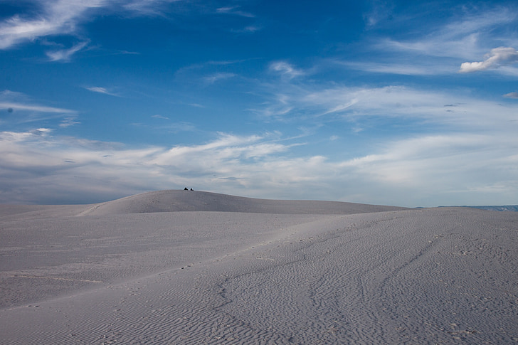пустеля, небо, пісок, Природа, краєвид, подорожі, синій