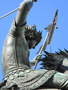 St george, caballo, escultura, estatua de, Monumento, historia, Alemania