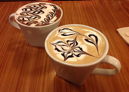 kaffe, cappuccino, Hot, Drik, Restaurant, kop kaffe, pause