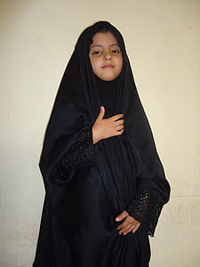 アラブ, 女の子, イラン, ベールに包まれました。, イスラム教徒, 文化, イスラム教