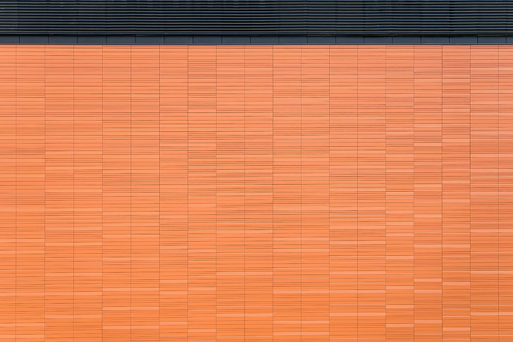 orange, wall, pattern