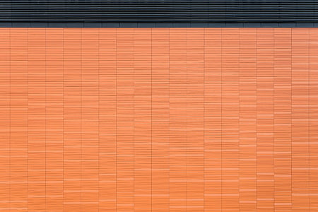 orange, væg, mønster