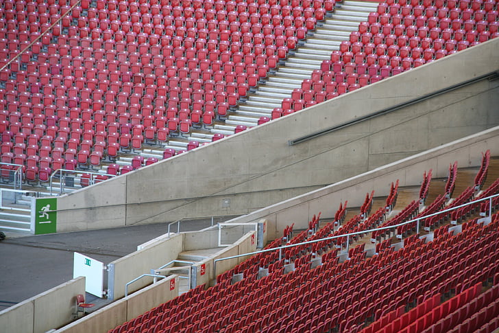 football, grandstand, stadium, series, sport, sit, empty