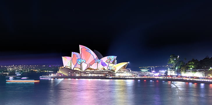 Sydney, Sydney opera house, Australië, stad, Landmark, reizen, water