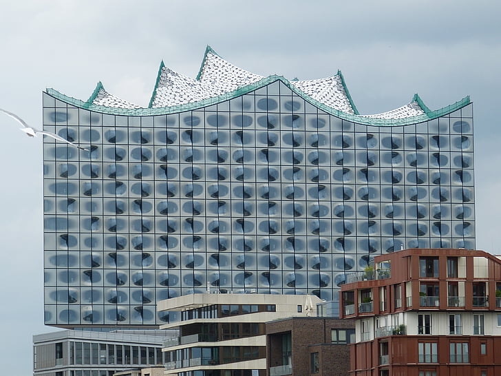 Hamburg, Hanseatic city, arhitectura, portul oraşului, City, clădire, moderne