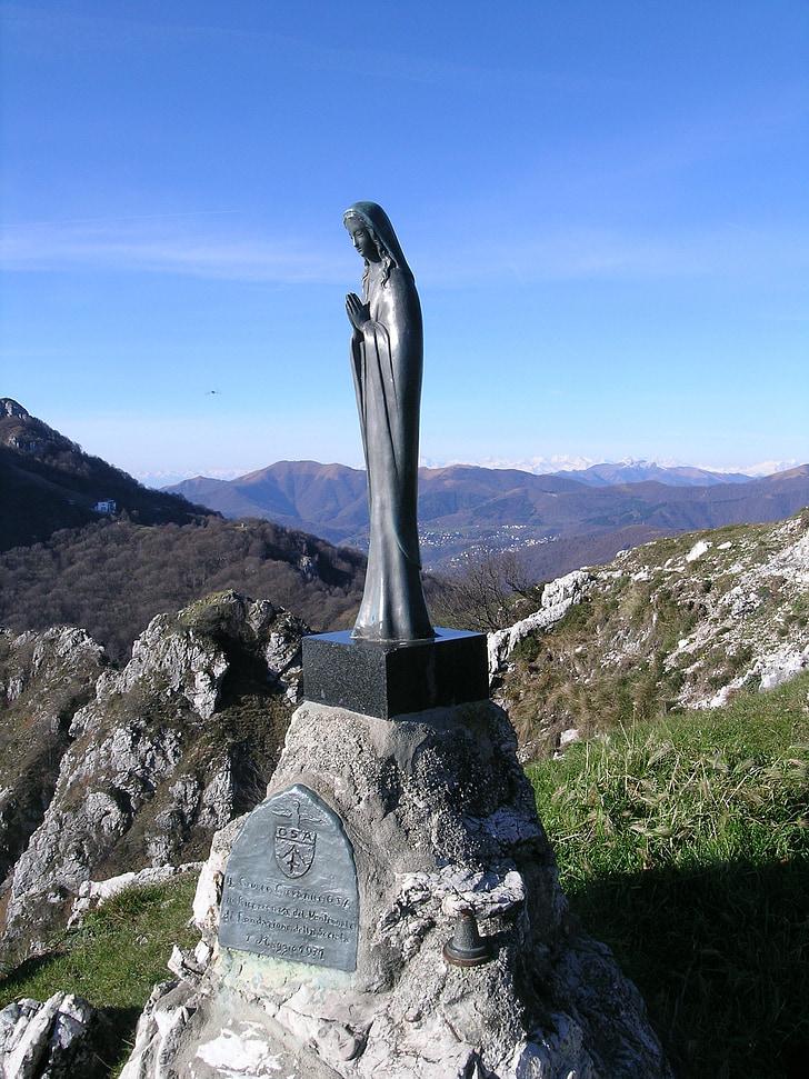 Μαντόνα, άγαλμα, προσευχή, Ιταλία