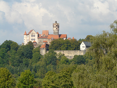 ronneburg, 从历史上看, 城堡, 中世纪, 堡垒, 感兴趣的地方, 古老的城堡