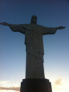 İsa, İsa'nın kurtarıcı, Corcovado, Bir Rio de janeiro, Brezilya