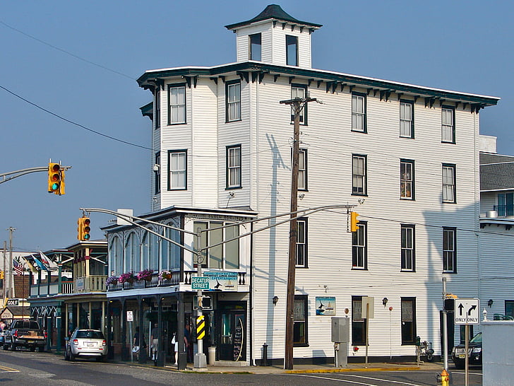 Κέιπ Μέι ιστορική συνοικία, Νιου Τζέρσεϊ, σπίτι, κτίριο, αρχιτεκτονική, ιστορικό, δομή